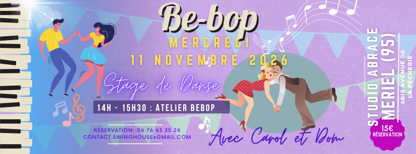 Atelier Bebop 11 novembre 2026