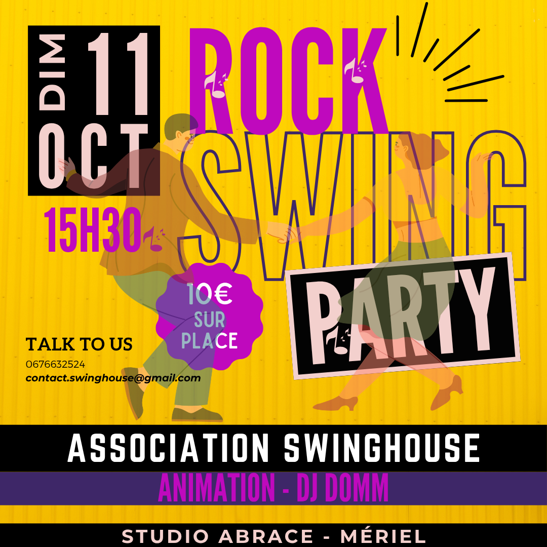 Rock Swing Party 11 octobre 2026